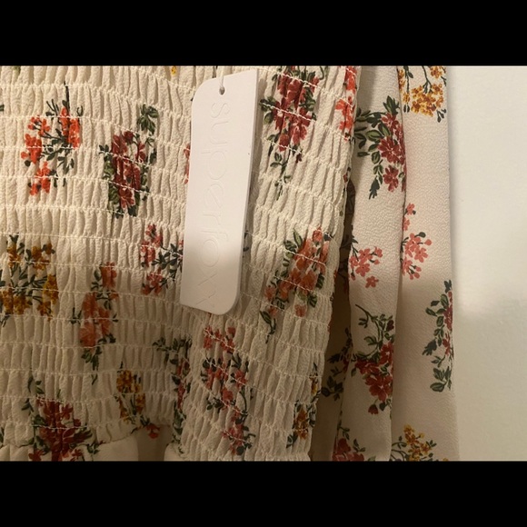 Superfox white sundress with floral pattern - Picture 3 of 3